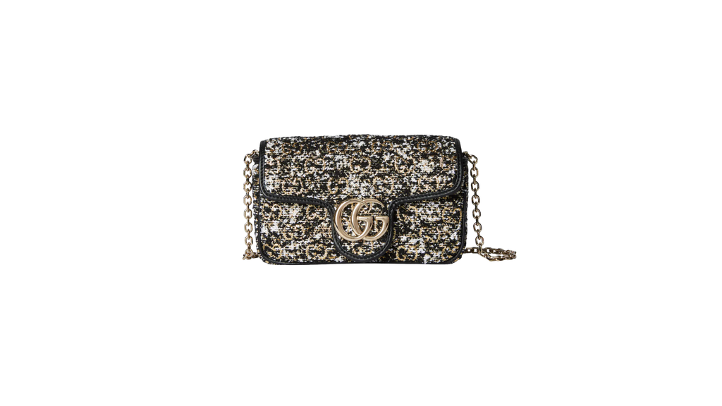 GG Marmont Mini Shoulder Bag — Tweed Edition