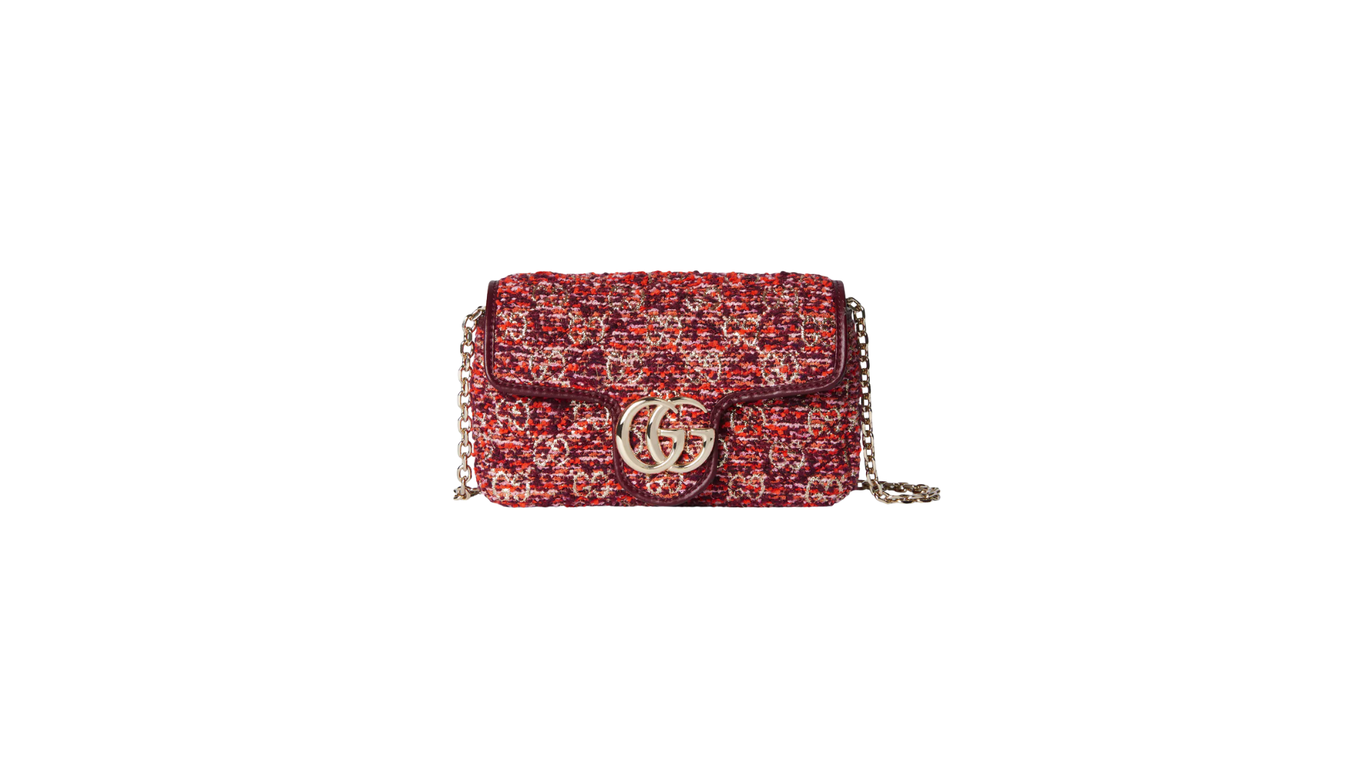 GG Marmont Mini Shoulder Bag — Tweed Edition